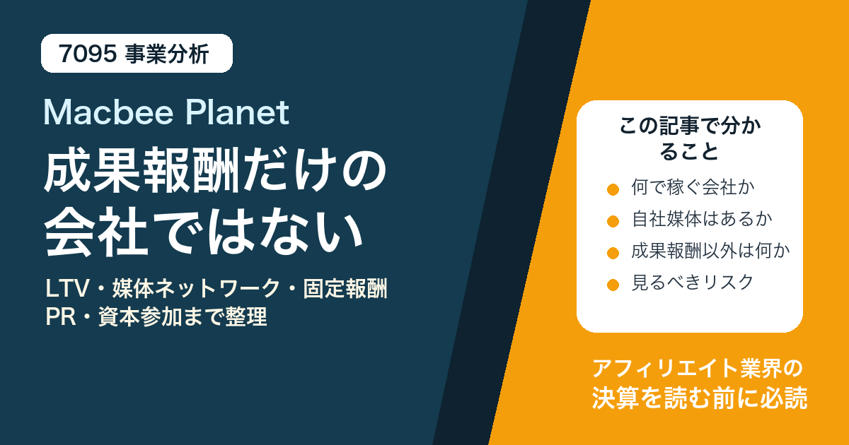 Macbee Planet事業内容サムネイル